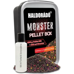 HALDORÁDÓ MONSTER Pellet Box - Tonhal & Szúnyoglárva Különleges ajánlat