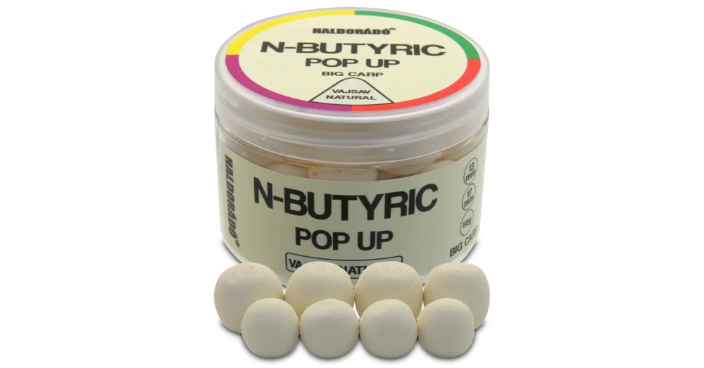 Expressz kézbesítés HALDORÁDÓ N-Butyric Pop Up Big Carp 13, 17mm - Vajsas Natural