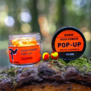 Bestseller FEEDERMÁNIA HIGH POWER POP-UP BOILIES&BARRELS 10mm MANGÓ