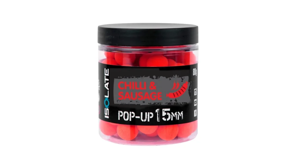 Bestseller SHIMANO Isolate Pop-Up Chilli Sausage 15mm fluo Red