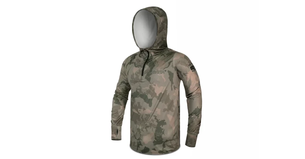 Gyors kiszállítás DELPHIN UV ARMOR 50+ Kapucnis hosszúujjú póló Banx XXL-es