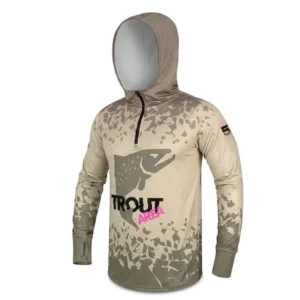 Biztonságos fizetés DELPHIN UV ARMOR 50+ Kapucnis hosszúujjú póló Trout XXXL-es