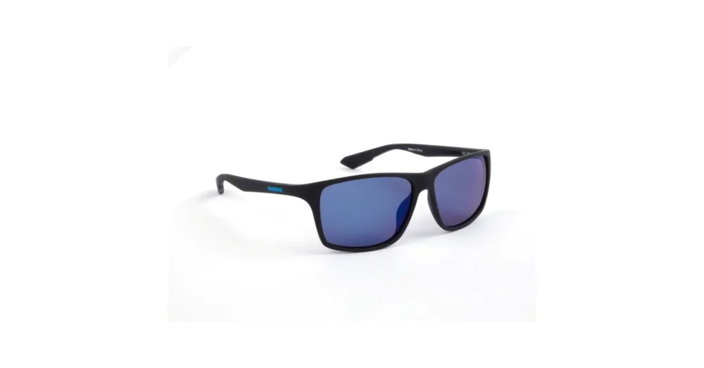 SHIMANO Technium Matte Black & Blue Mirror napszemüveg Vásárlói kedvenc