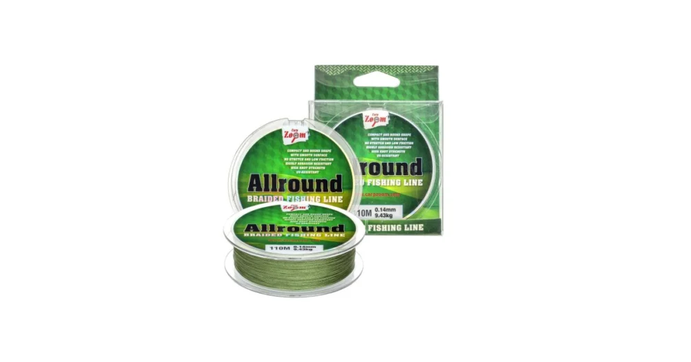 Kihagyhatatlan ajánlat Carp Zoom Allround fonott zsinór, o 0,20 mm, 110 m, 19,02 kg, zöld (cz0283)