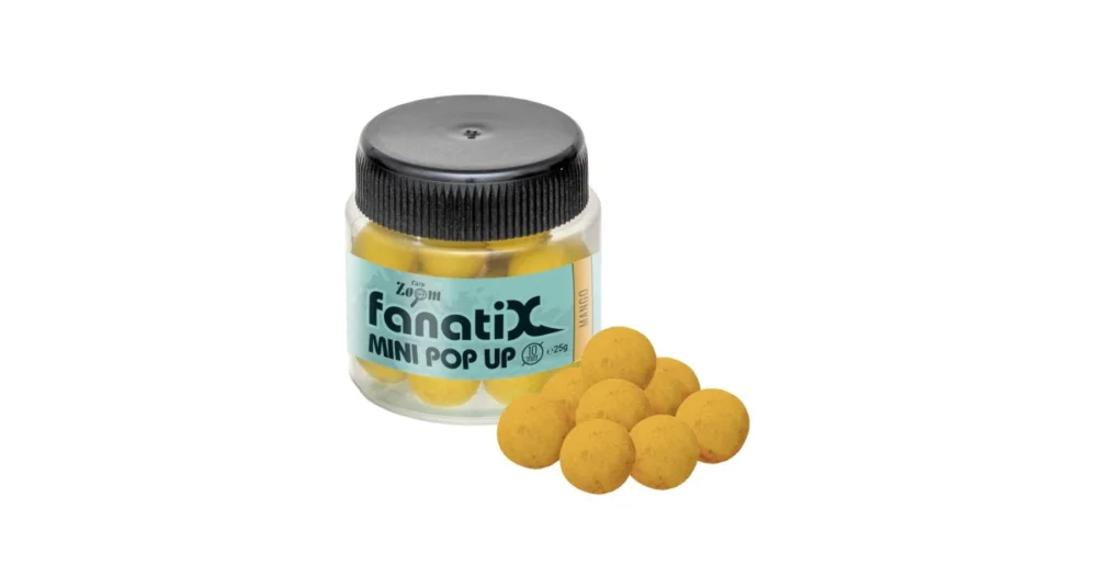 Vedd meg most Carp Zoom Fanati-X Mini Pop Up horogcsali, 10 mm, mangó, 25 g (cz5866)