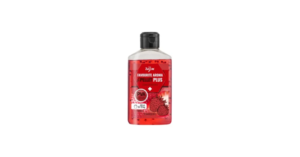 Legjobb ár Carp Zoom Favourite folyékony aroma pellettel, eper, 200 ml (cz0700)