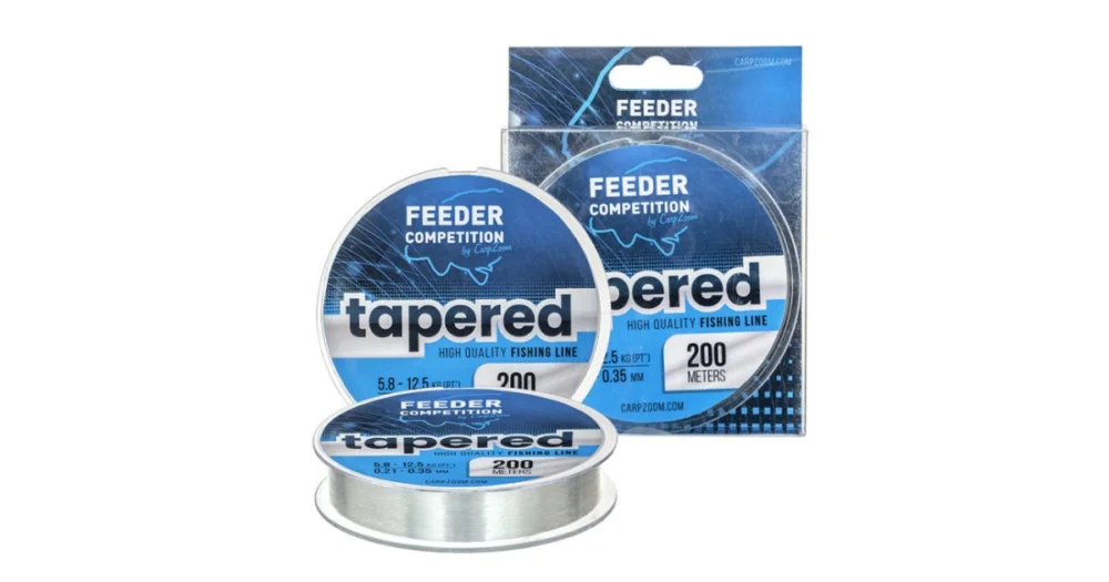 Carp Zoom Feeder Competition Tapered vastagodó zsinór, o 0,21-0,35 mm, 200 m, 5,8/12,5 kg, áttetsző (cz7663) Bestseller