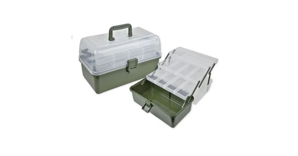Carp Zoom Praktikus horgászláda tálcákkal, 36,8x21,4x20 cm (cz7849) Biztonságos fizetés