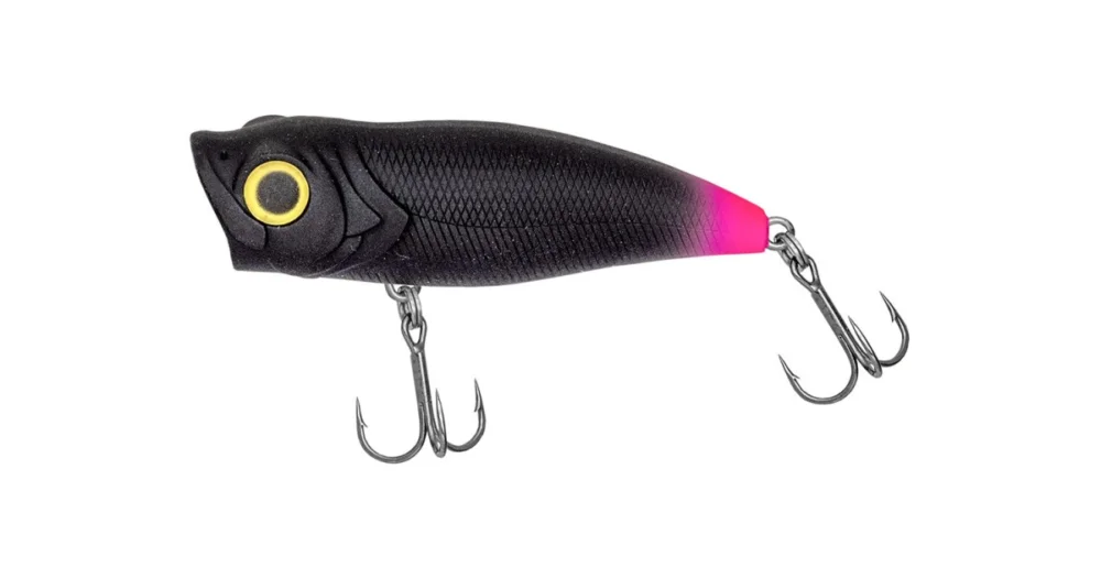 Carp Zoom Predator-Z PoppZoom wobbler, 5,5 cm, 5,6 g, fekete, rózsaszín black, úszó (cz8417) Árcsökkenés