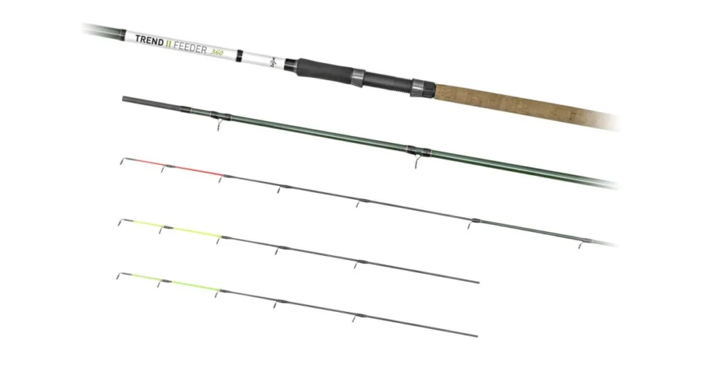 Biztonságos fizetés Carp Zoom Trend II Feeder horgászbot, 390 cm, 180 g, 3+3 részes (cz5614)