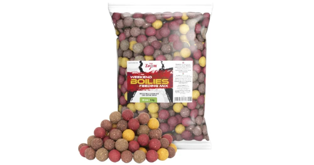 Carp Zoom Weekend Boilies Feeding Mix etető bojli, natúr, 10 kg (cz6191) Vásárlói kedvenc