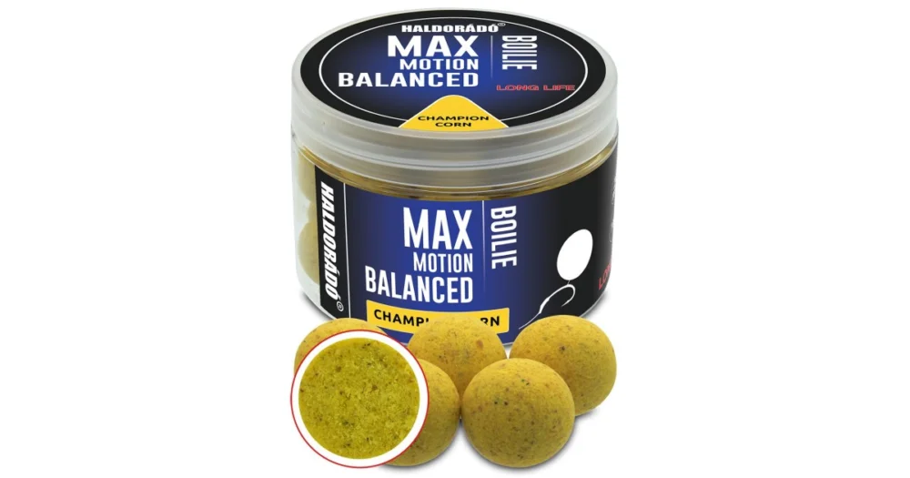Árcsökkenés Haldorádó Max Motion Balanced Boilie Champion Corn 20mm 70g