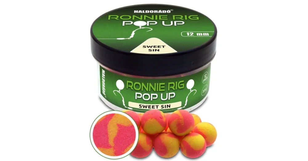 Haldorádó Ronnie Rig Pop Up bojli Sweet Sin 10mm 30g Gyors szállítás