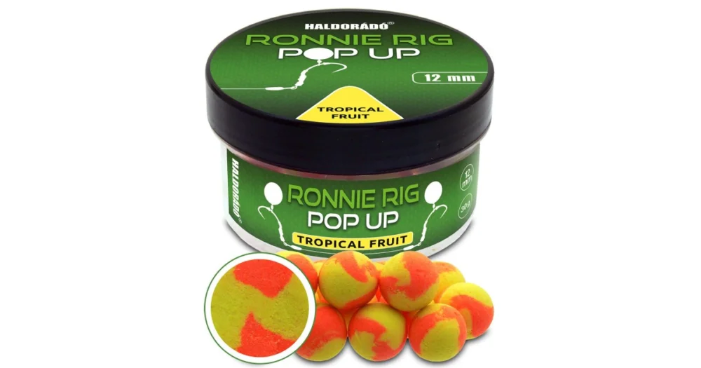 Kedvezményes ár Haldorádó Ronnie Rig Pop Up bojli Tropical Fruit 10mm 30g