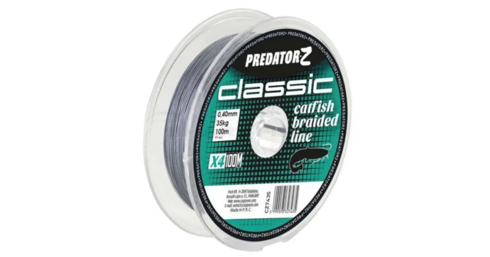 Predator-Z Calssic harcsázó zsinór, o 0,60 mm, 100 m, 60 kg, sötétszürke (cz7442) Kedvezmény