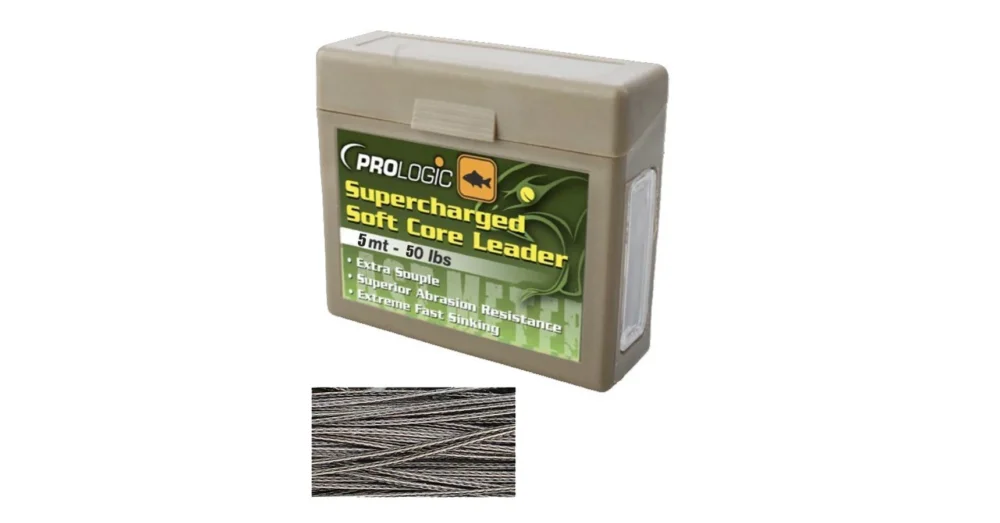 PROLOGIC SUPERCHARGED SOFT CORE LEADER 50LB 5M - SILT CAMO Legjobb ár