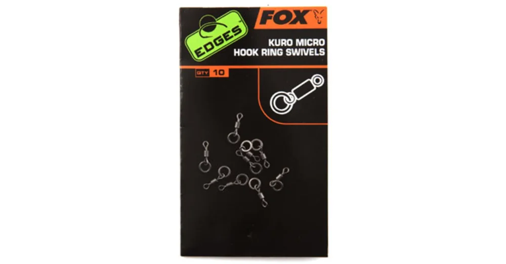 Akció FOX EDGES KURO MICRO HOOK RING SWIVELS