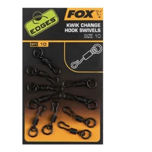 Biztonságos vásárlás FOX EDGES KWIK CHANGE HOOK SWIVELS FORGÓ 10-ES