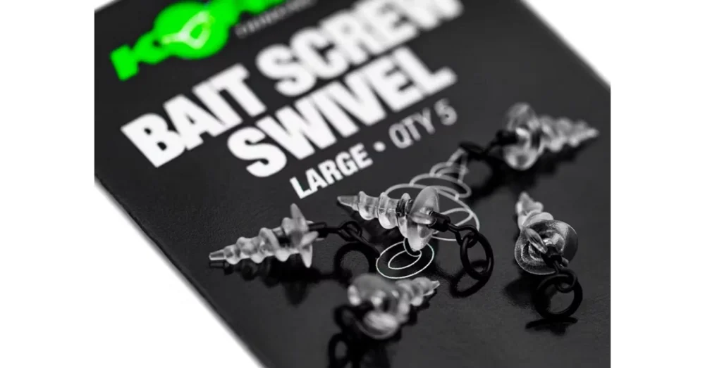 Nézd meg most KORDA BAIT SCREW SWIVEL CSALICSAVAR LARGE 5DB
