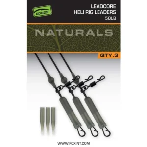 FOX NATURALS LEADCORE HELI RIG LEADERS 50LB Legkelendőbb