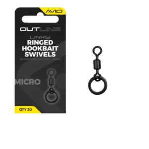 Akciós ár AVID CARP OUTLINE MICRO RINGED HOOKBAIT SWIVEL