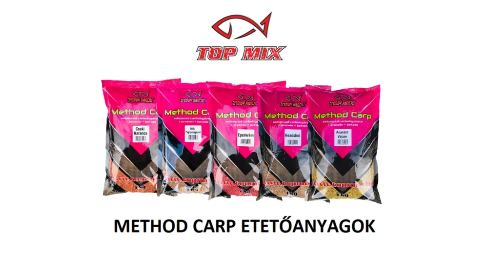 Akciós ár TOP MIX METHOD CARP ETETŐANYAG CSALÁD