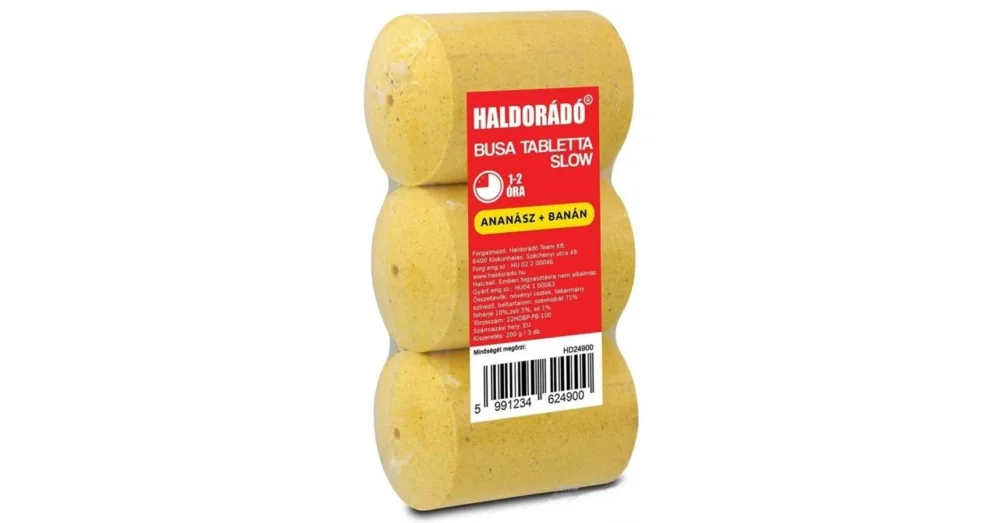 HALDORÁDÓ BUSA TABLETTA SLOW - ANANÁSZ + BANÁN Azonnali szállítás