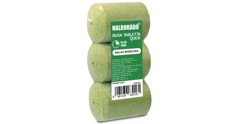 HALDORÁDÓ BUSA TABLETTA QUCK - HALAS SPIRULINA Vedd meg most