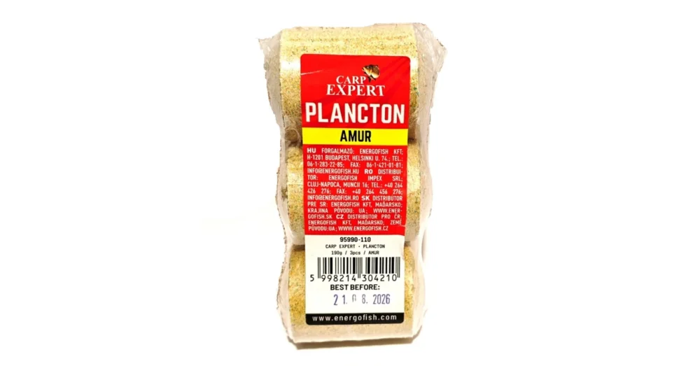 Biztonságos fizetés CARP EXPERT PLANKTON TABLETTA 3DB 190G - AMUR