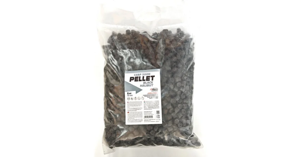 Vásárlói kedvenc CARP ZOOM COPPENS BLACK HALIBUT PELLET 15MM 5KG