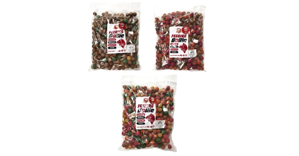 M BAITS FEEDING BOILIE MIX ETETŐBOJLI 14-18-24MM - 2,5KG Biztonságos fizetés