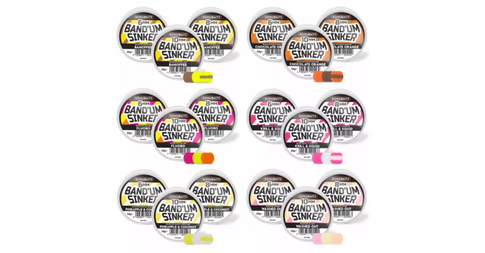 SONUBAITS BAND‘UM SINKER 6MM Szuper akció