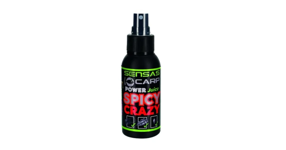 Csak ma SENSAS CARP POWER JUICE SPRAY 75ML - SPICY CRAZY / PIROS