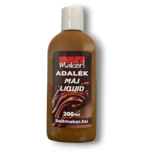 BAITMAKER LIQUID ADALÉK 200ML - MÁJ Szezonális akció