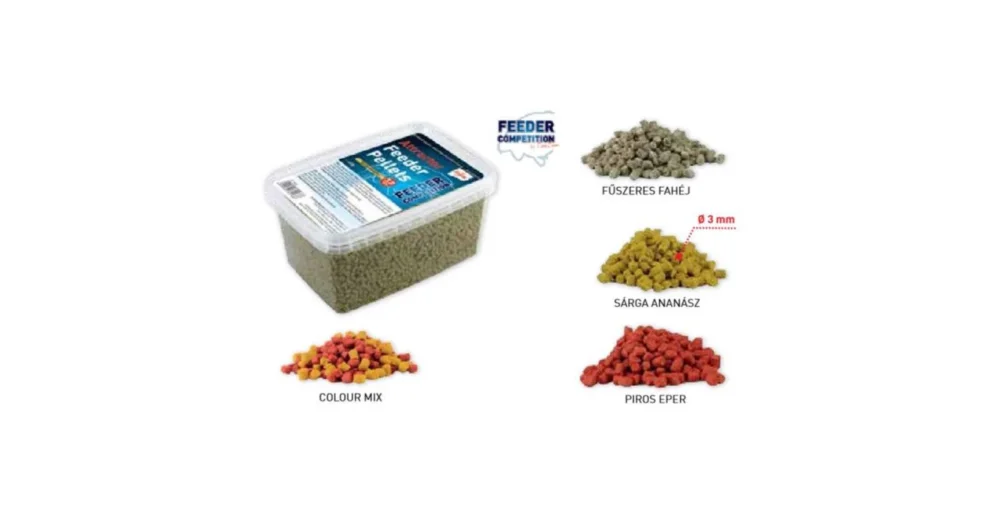 Expressz kézbesítés CARP ZOOM FEEDER COMPETITION ATTRACTOR FEEDER PELLET 3MM 320G