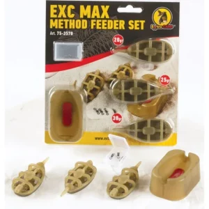 Újdonság EXTRA CARP MAX METHOD FEEDER SZETT 3DB KOSÁR + TÖLTŐ + FORGÓK