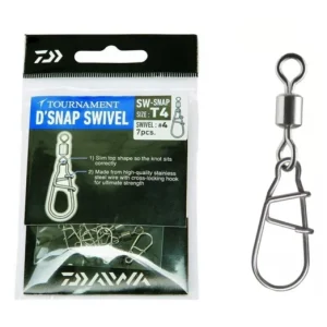 Prémium DAIWA TOURNAMENT D‘SNAP SWIVEL SW