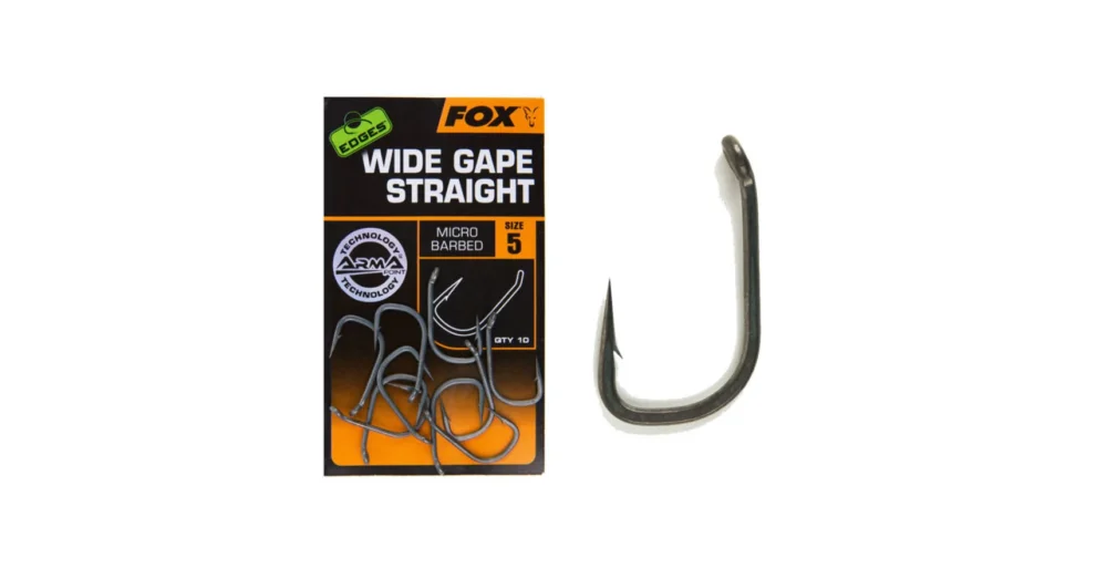 Kiárusítás FOX EDGES ARMAPOINT WIDE GAPE STRAIGHT HOROG