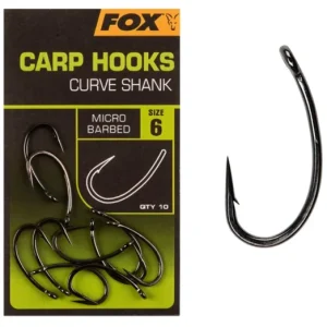 FOX CARP HOOKS CURVE SHANK HORGOK Rendeld meg most