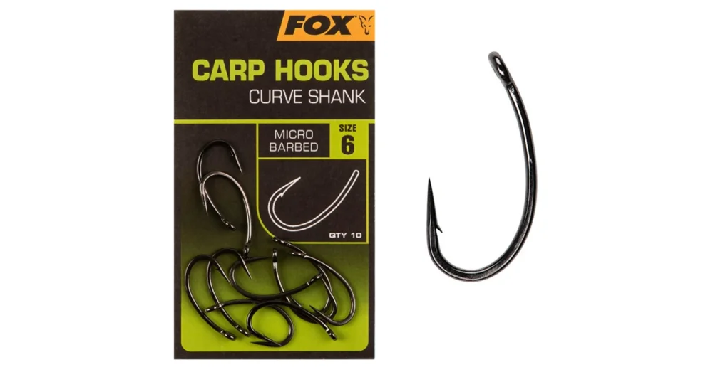 FOX CARP HOOKS CURVE SHANK HORGOK Rendeld meg most