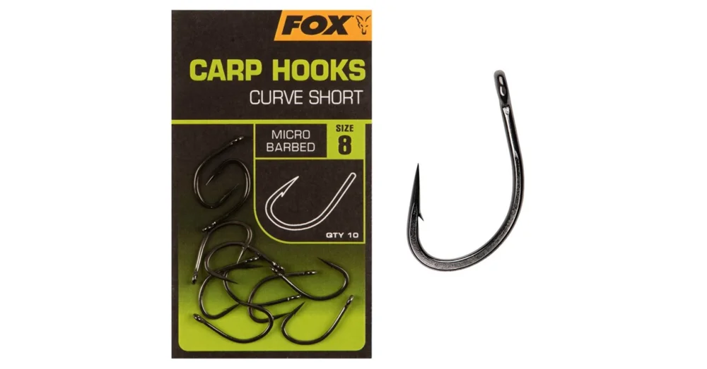 FOX CARP HOOKS CURVE SHANK SHORT HORGOK Árengedmény