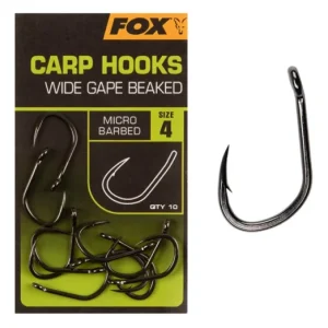 Árcsökkenés FOX CARP HOOKS WIDE GAPE BEAKED HORGOK