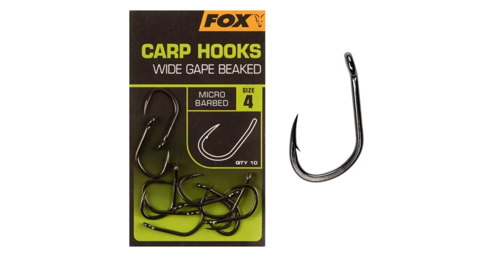 Árcsökkenés FOX CARP HOOKS WIDE GAPE BEAKED HORGOK