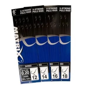 Legkelendőbb MATRIX 6" X-STRONG POLE RIGS ELŐKÖTÖTT ELŐKÉK RAKÓS BOTHOZ