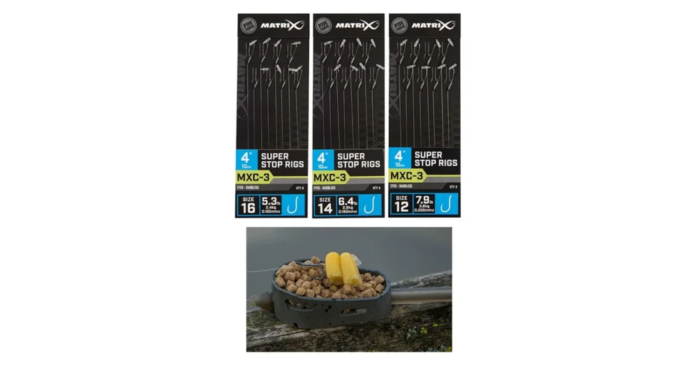 MATRIX MXC-3 SUPER STOP RIGS SZAKÁLL NÉLKÜLI METHOD ELŐKÉK 10CM Vedd meg most