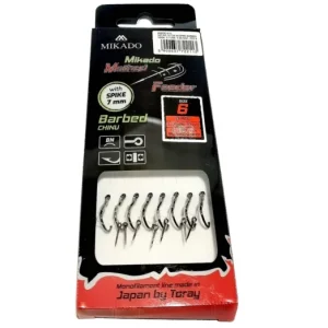 MIKADO METHOD FEEDER ELŐKÖTÖTT MONOFIL ELŐKE 10CM 8DB 0,25MM 8-AS Árengedmény