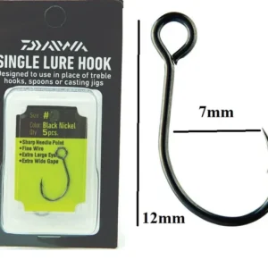 DAIWA SINGLE LURE HOOK WOBBLERHOROG 5DB 6-OS Korlátozott ajánlat
