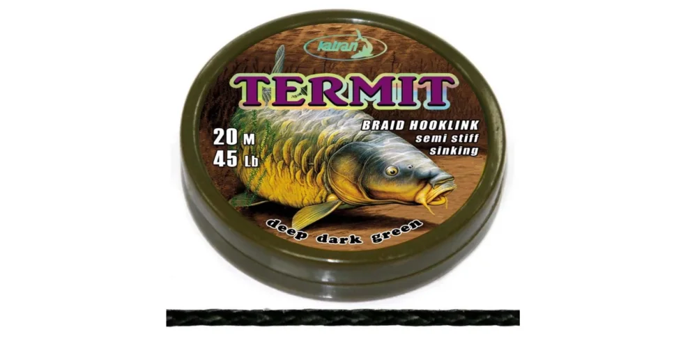 Újdonság KATRAN TERMIT BRAIDED HOOK LINKS 20 M