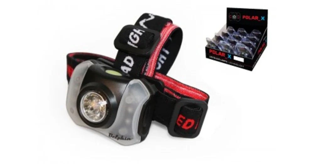 DELPHIN POLAR-X FEJLÁMPA 5+4LEDES Kiárusítás