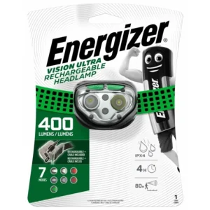 ENERGIZER VISION ULTRA 400 LUMENS TÖLTHETŐ FEJLÁMPA Alacsony ár